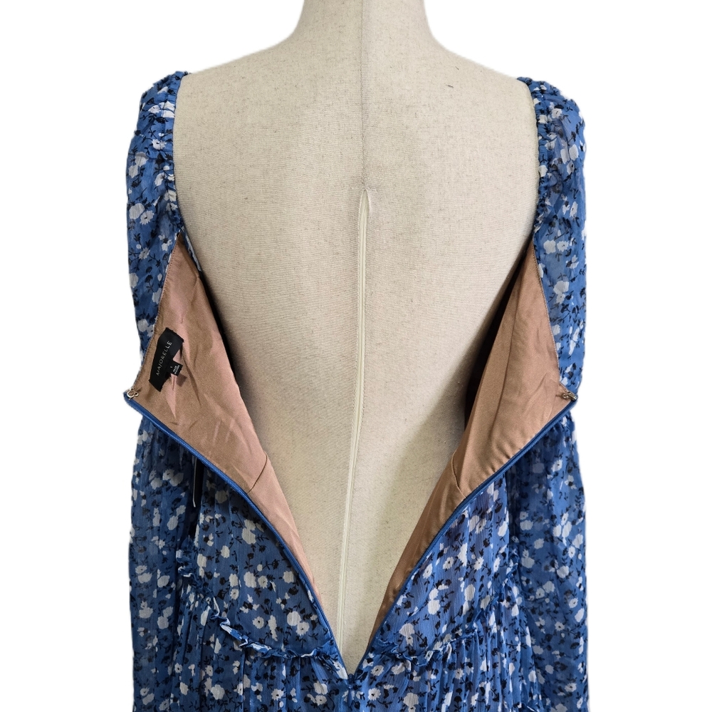 Revolve MAJORELLE Ailish Mini Dress Blue Ditsy Floral Size Small - Picture 9 of 16